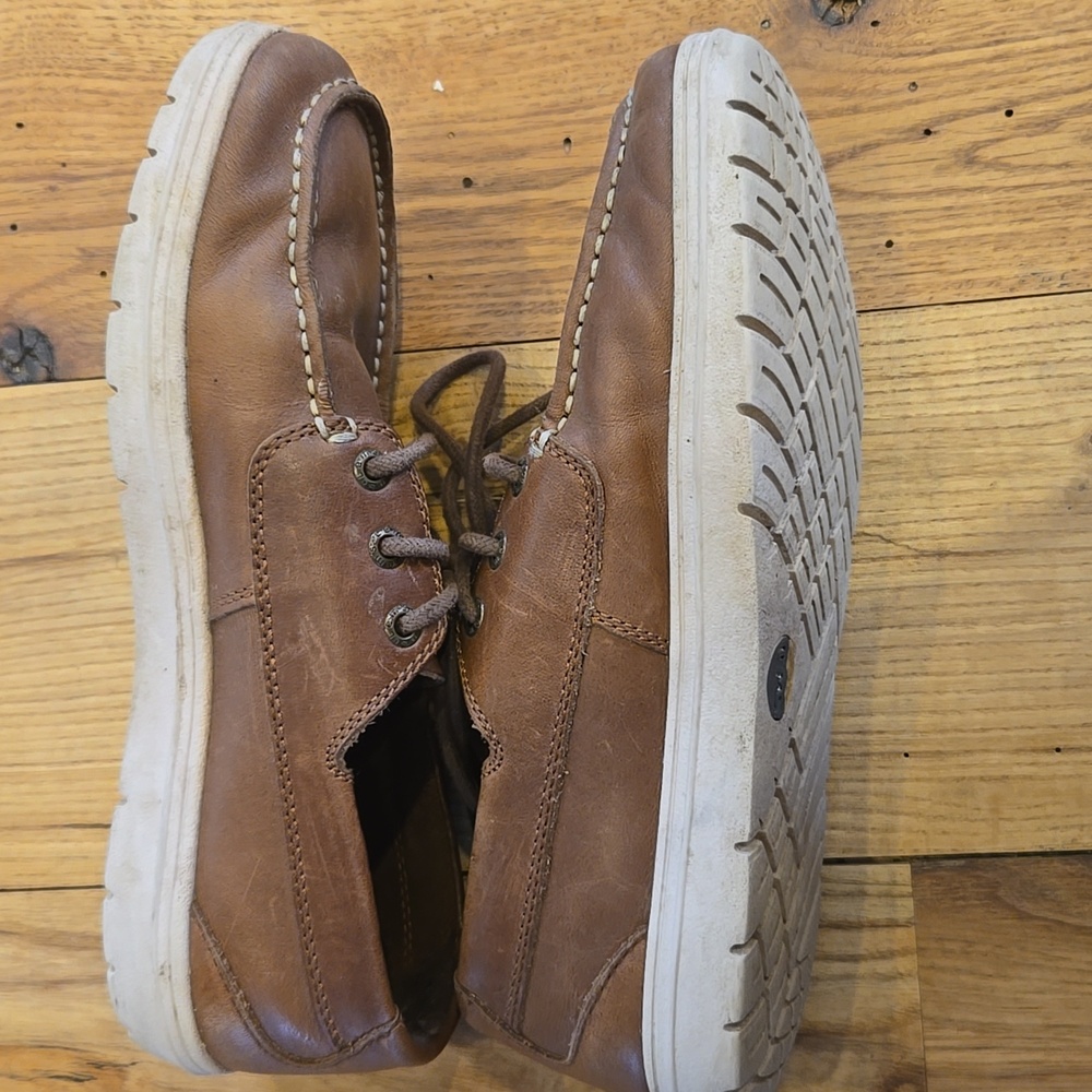 Lems Mariner Size 7.5 Mens Size 9 Womens In Walnut 100% Leather - Picture 6 of 10